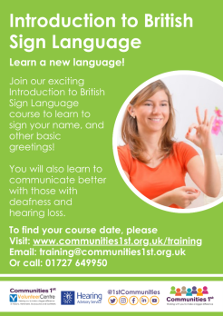 Deaf Awareness training course