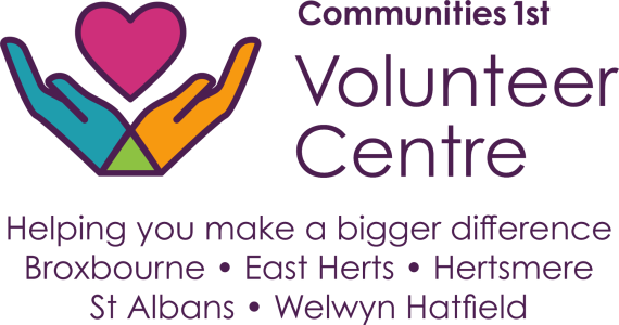 Communities 1st logo. Working with you to make a bigger difference.