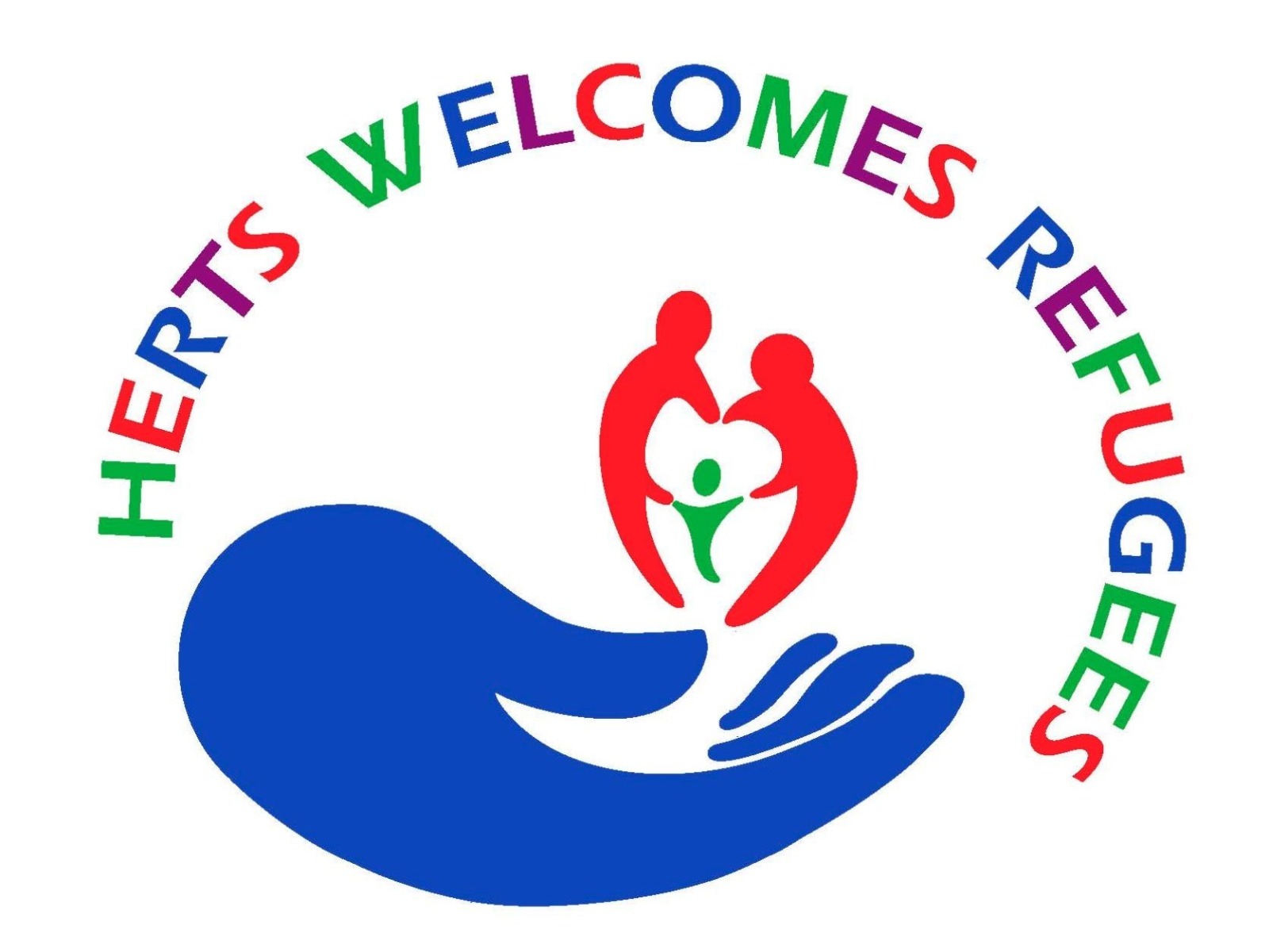 Herts Welcomes Refugees logo
