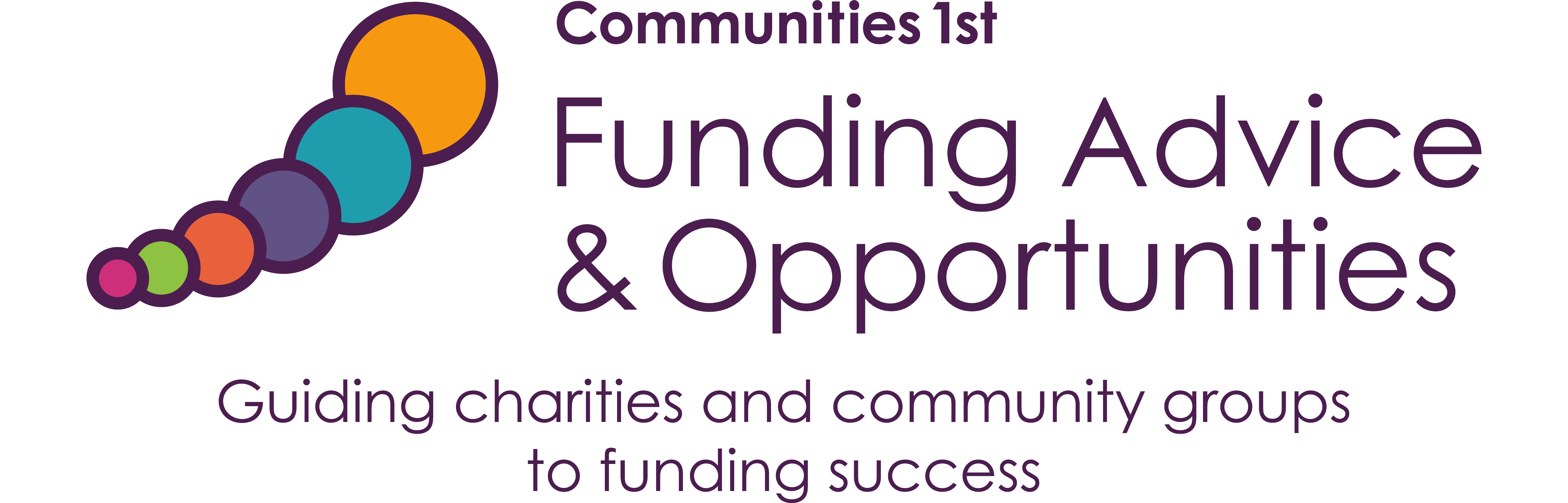 Funding Advice & Opportunities logo: Guiding charities and community groups to funding success