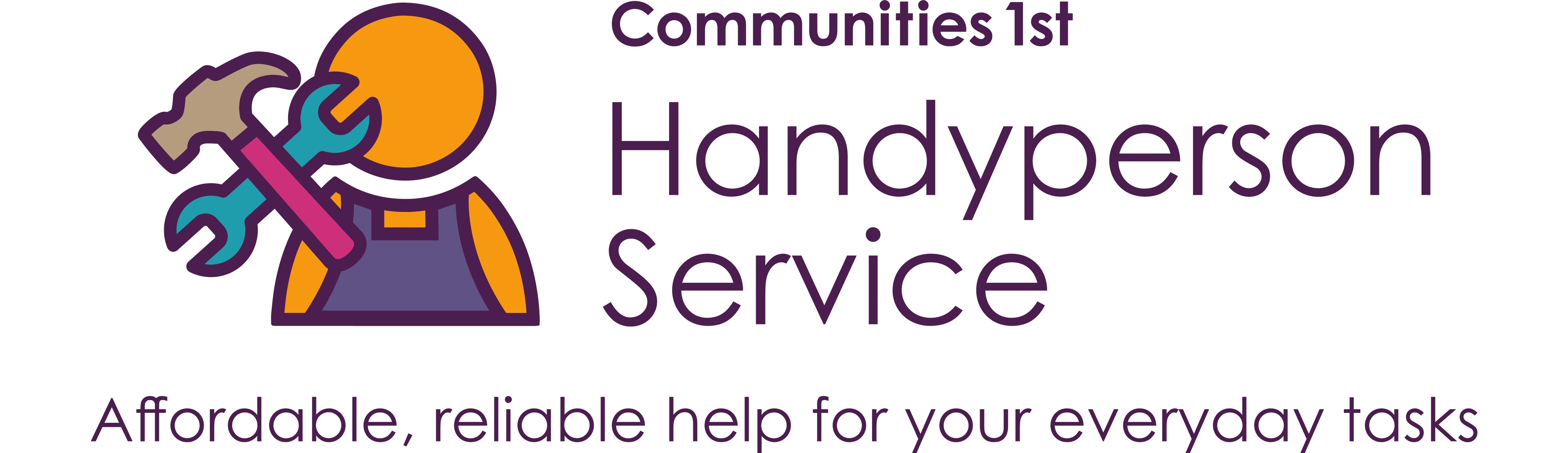 Handyperson Service Logo: Affordable, reliable help for your everyday tasks