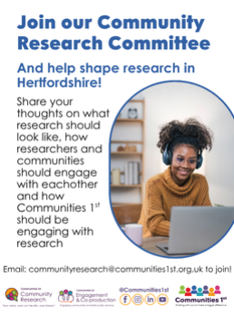 communities 1st research committee