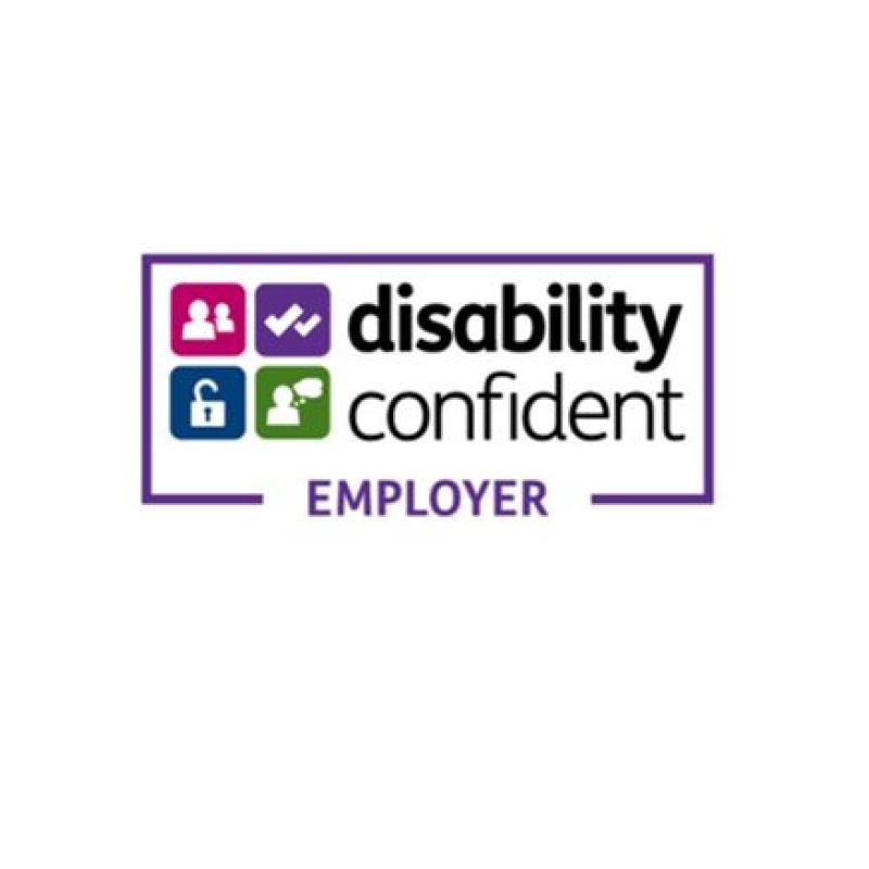 Disability Confident logo.