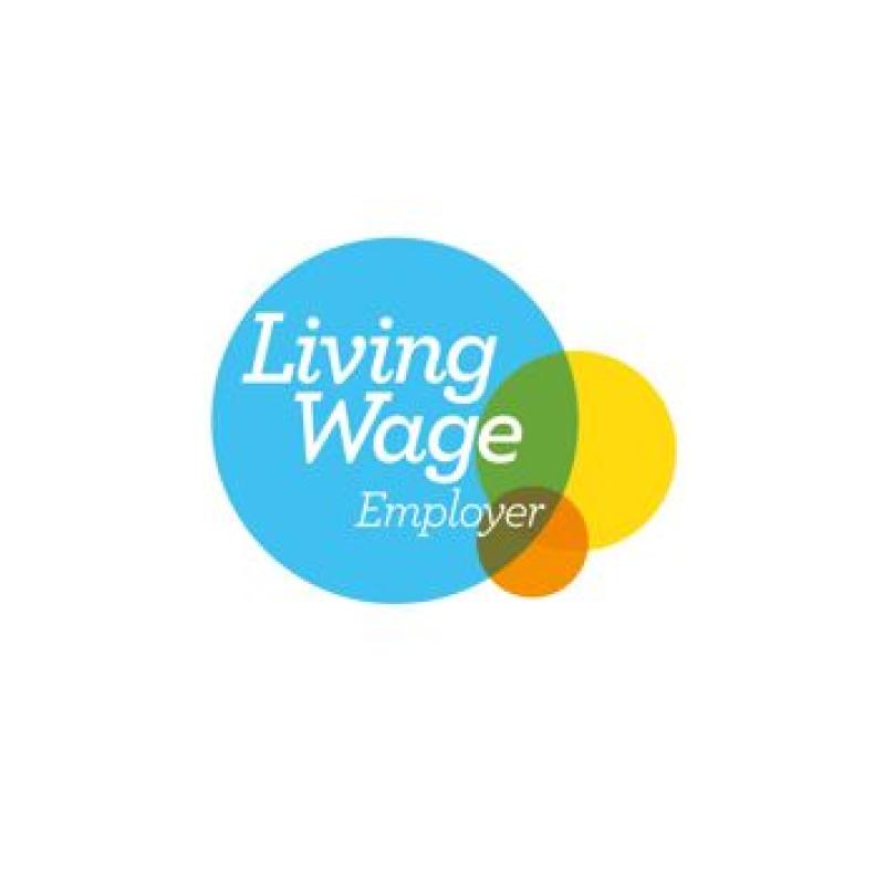 Living Wage Employer logo.