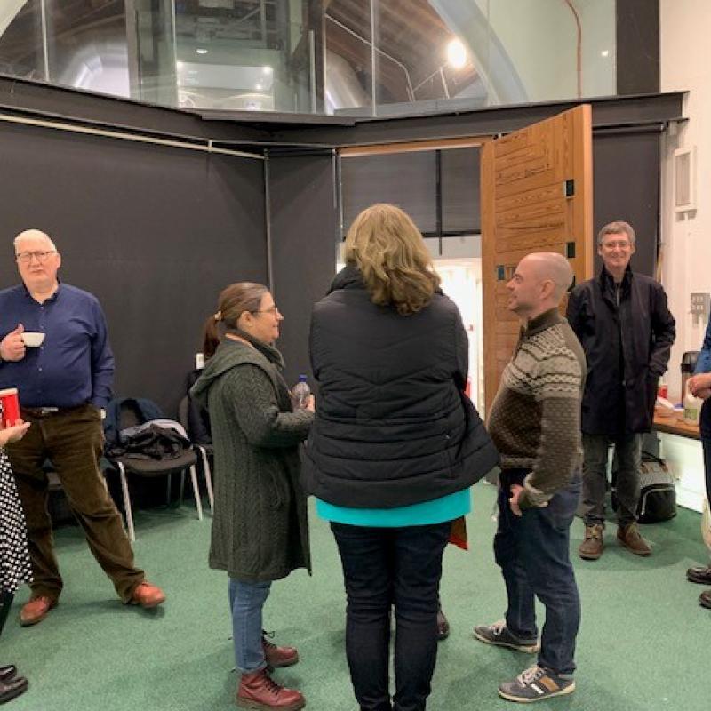 A group of people at our Volunteer Christmas Event on 5th December 2024.