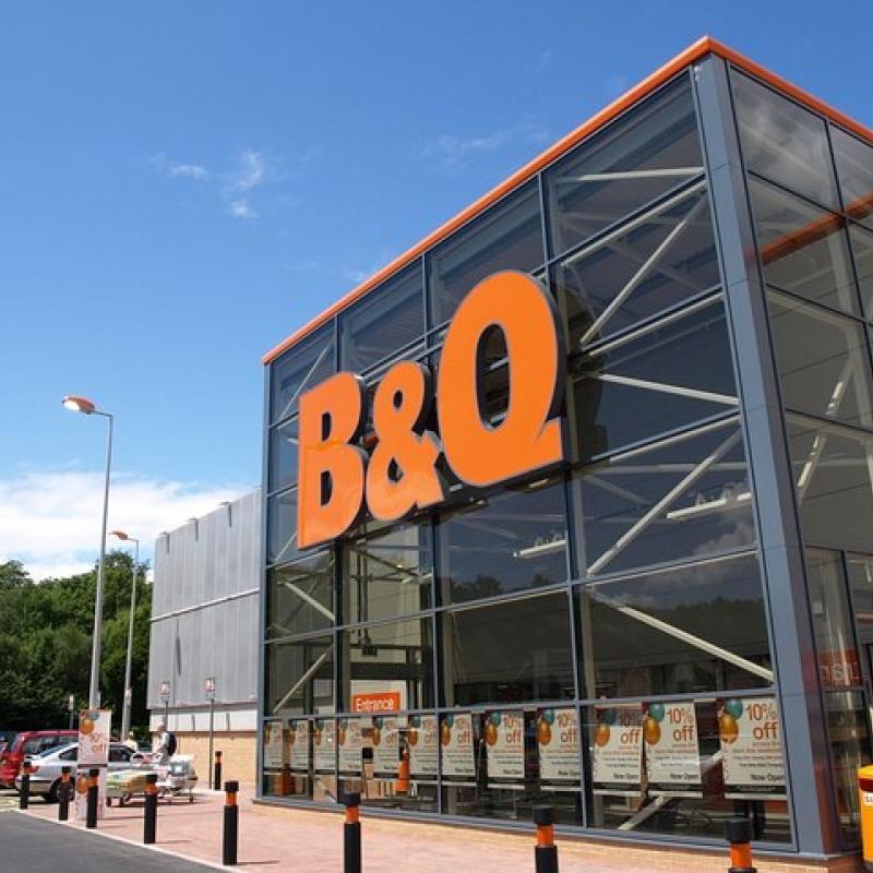 Outside of a B&Q store